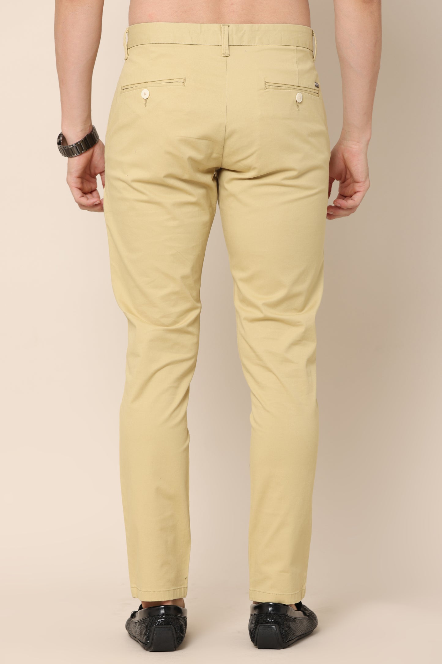 Dark Creme Cotton Pant - IVYN