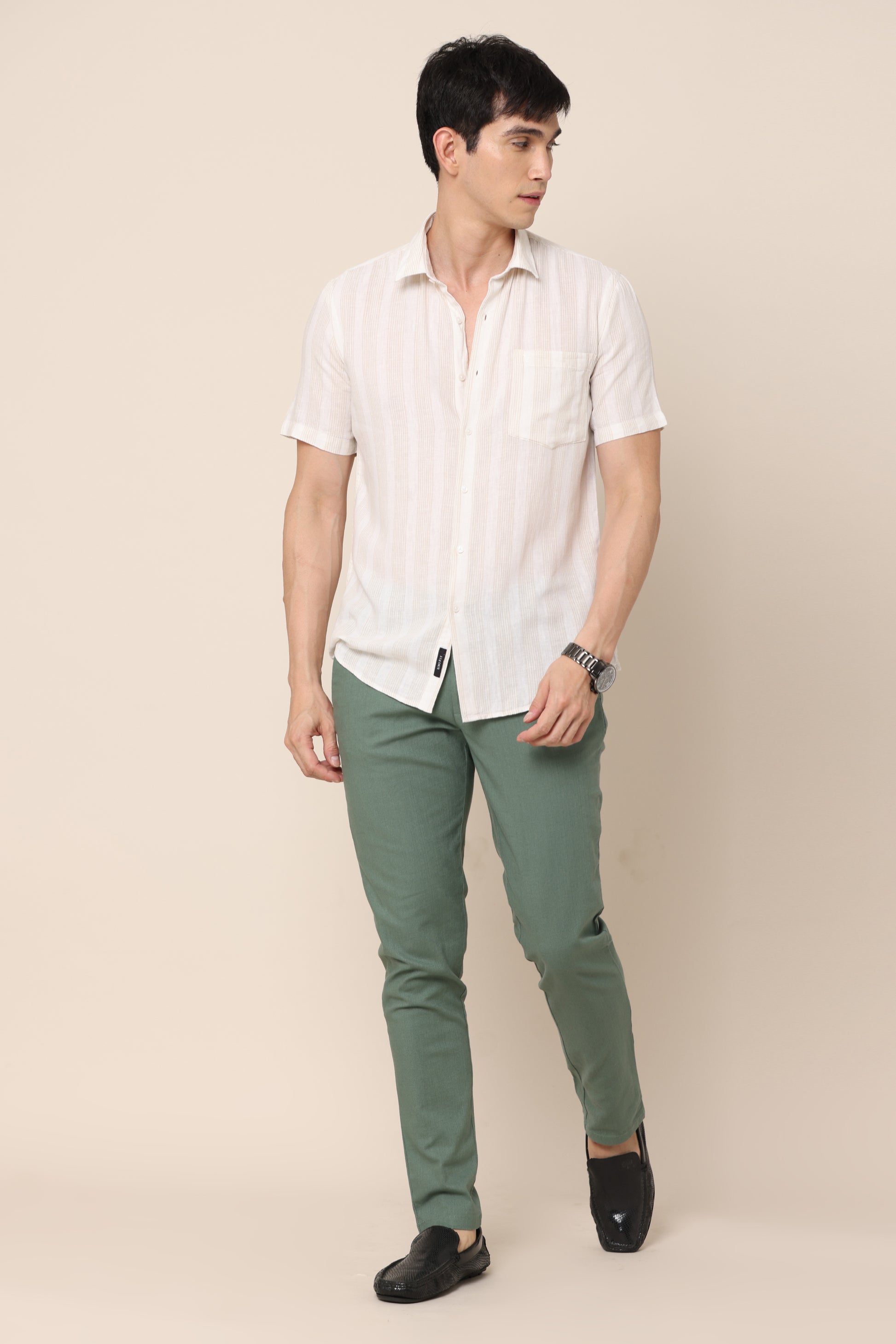 AirFlex Green Cotton Pants - IVYN