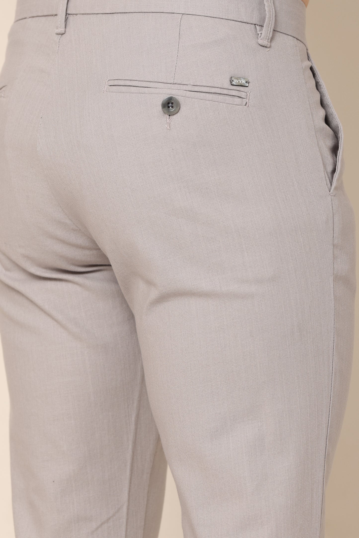 AirFlex Grey Cotton Pants - IVYN