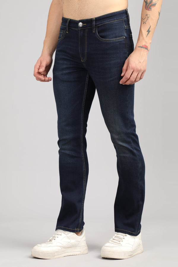 Straight Fit Jeans - Midnight Indigo (image 1)