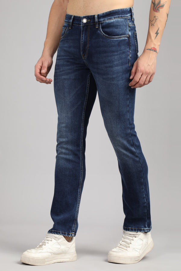 Straight Fit Jeans - Classic Blue alternate view