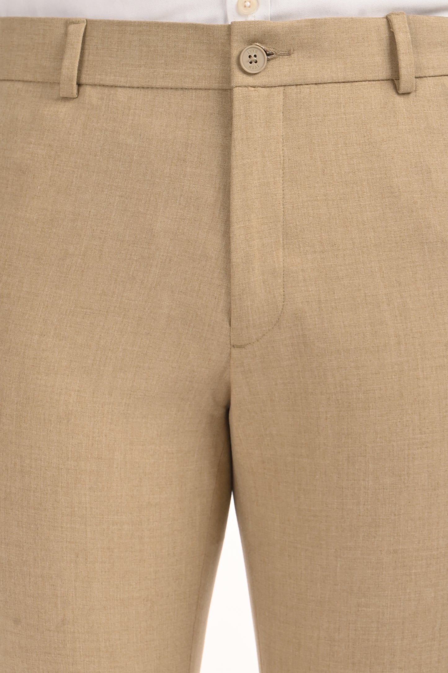 Omniwear Automatic Series – Beige Mélange Ankle Fit 4-Way Stretch Trousers
