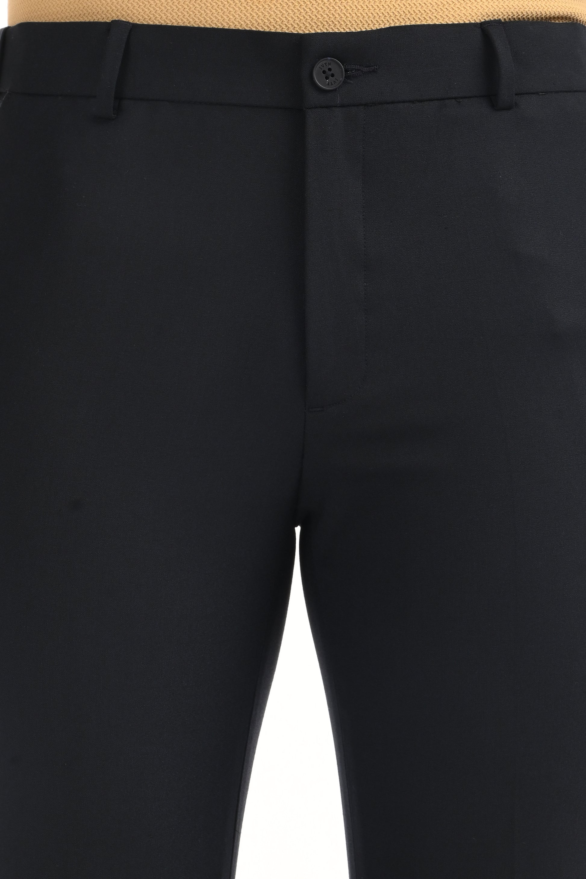 Omniwear Automatic Series – Navy Blue Ankle Fit 4-Way Stretch Trousers - IVYN