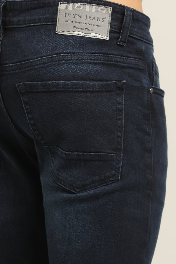 Ankle Fit Jeans - Deep Indigo (image 4)