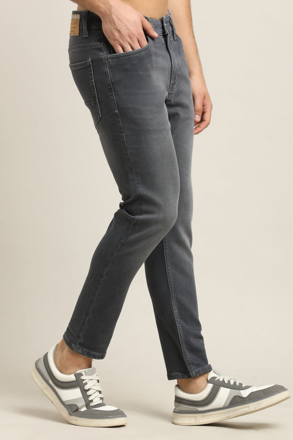 Ankle Fit Jeans - Charcoal Grey (image 4)