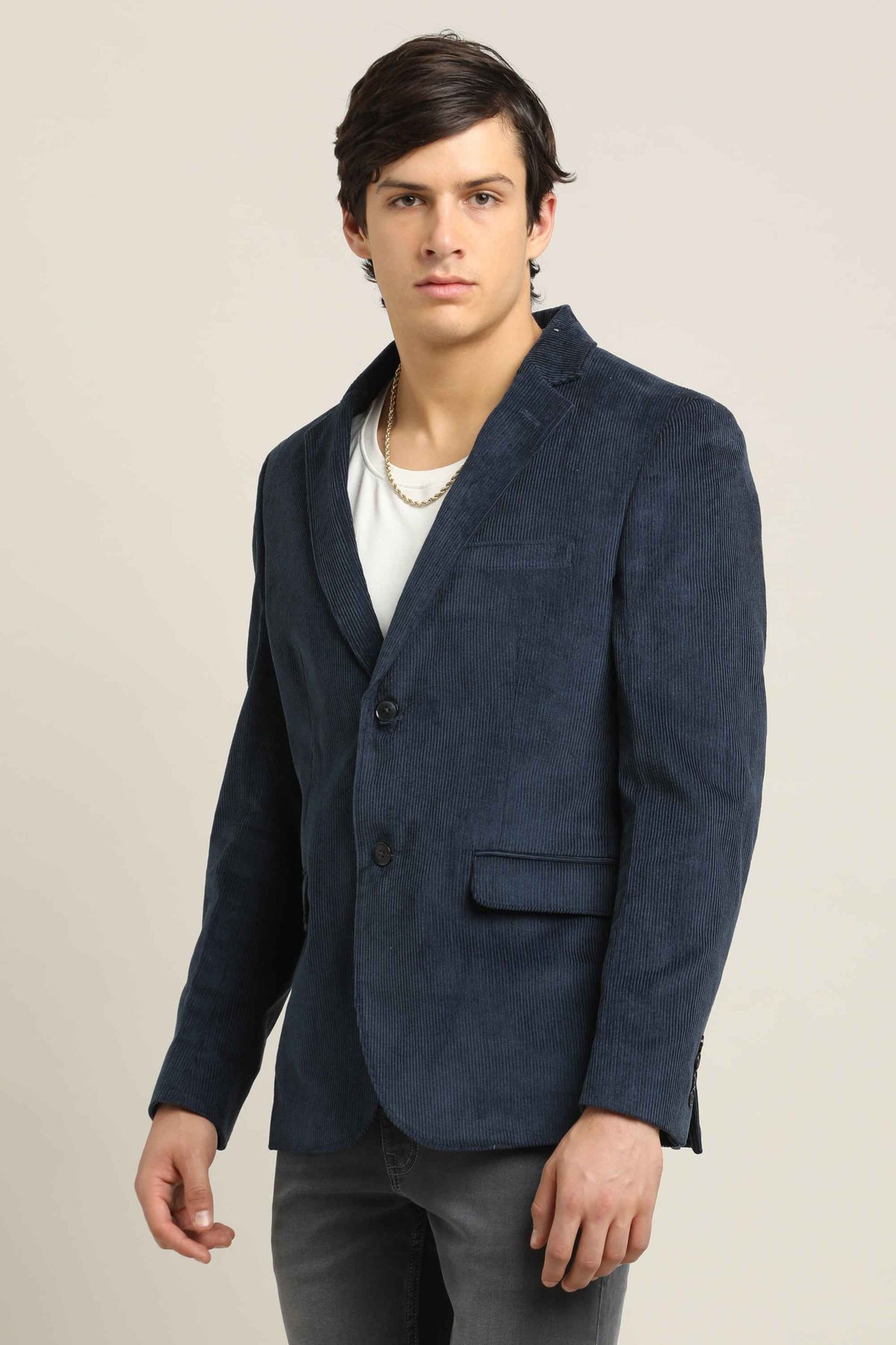 Heritage Corduroy Blazer – Midnight Navy