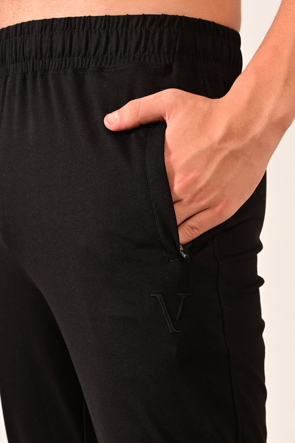 IVYN 4-Way Stretch Cotton Track Pants - Jet Black alternate view