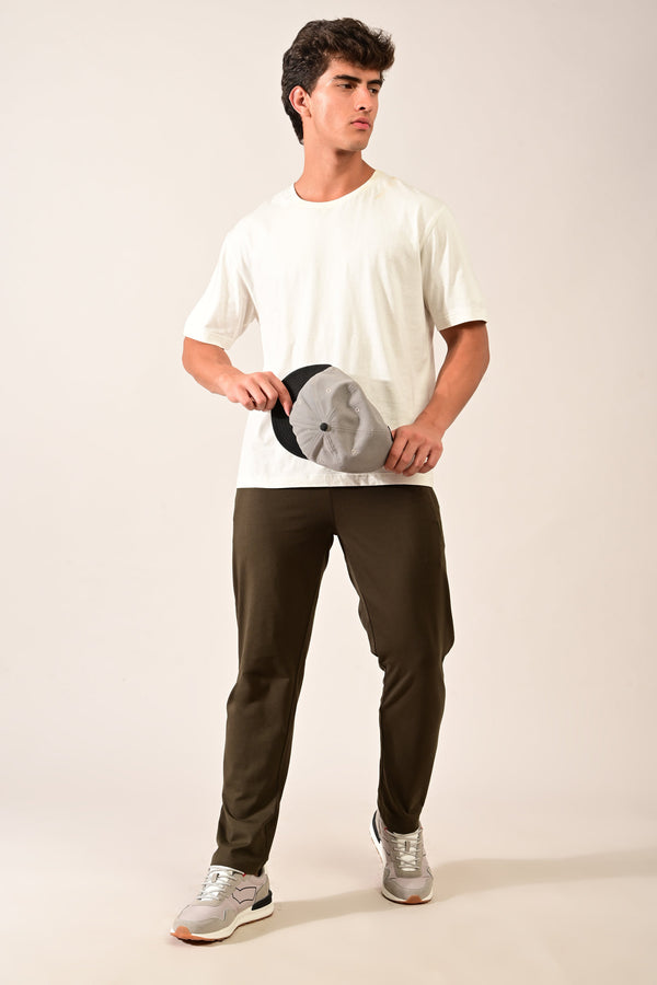 IVYN 4-Way Stretch Cotton Track Pants - Olive Green (image 3)