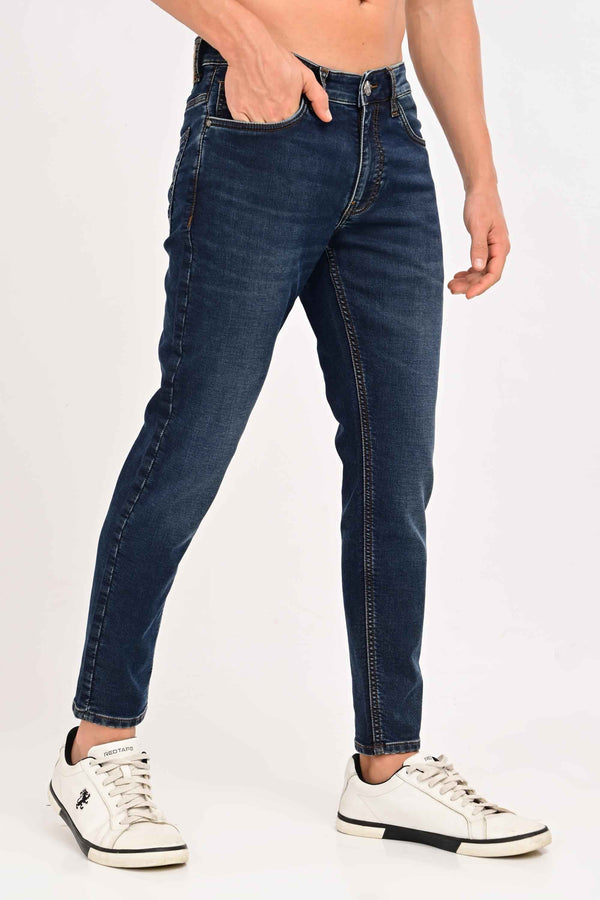Arden Ankle-Fit Jeans — Deep Indigo Wash (image 3)