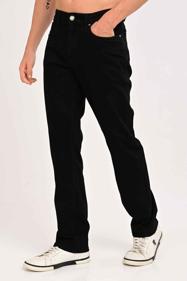 Camden Straight-Fit Jeans — Jet Black (image 1)