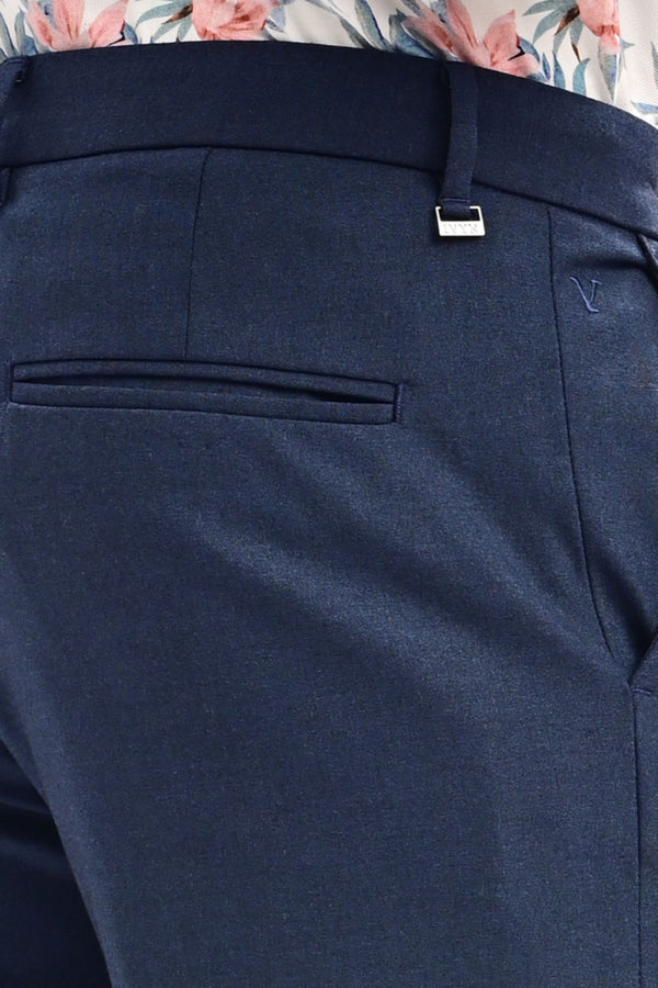 Arden Fine-Weave Formal Trousers — Oxford Blue