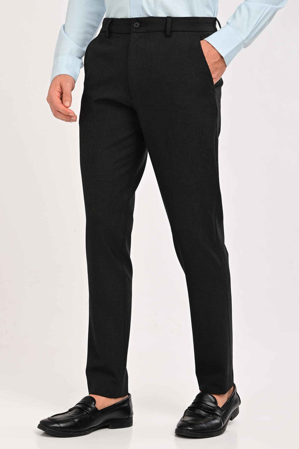 Regent Tailored Trousers — Graphite Melange (image 1)