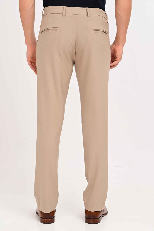 Regent Tailored Trousers — Mink Beige (image 2)
