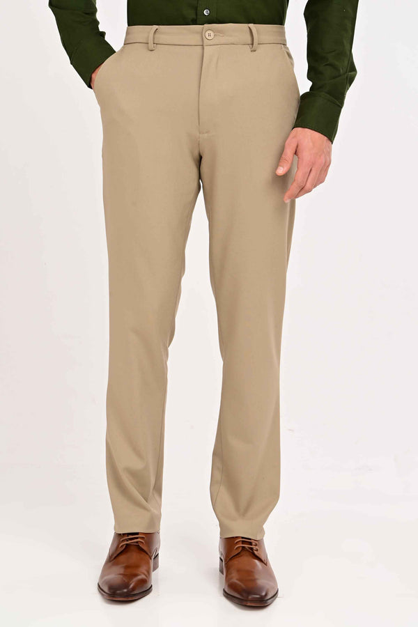 Regent Tailored Trousers — Mushroom Taupe — alternate view