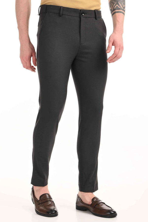 Omniwear Automatic Series – Ankle Fit 4-Way Stretch Trousers - Charcoal Black (image 2)