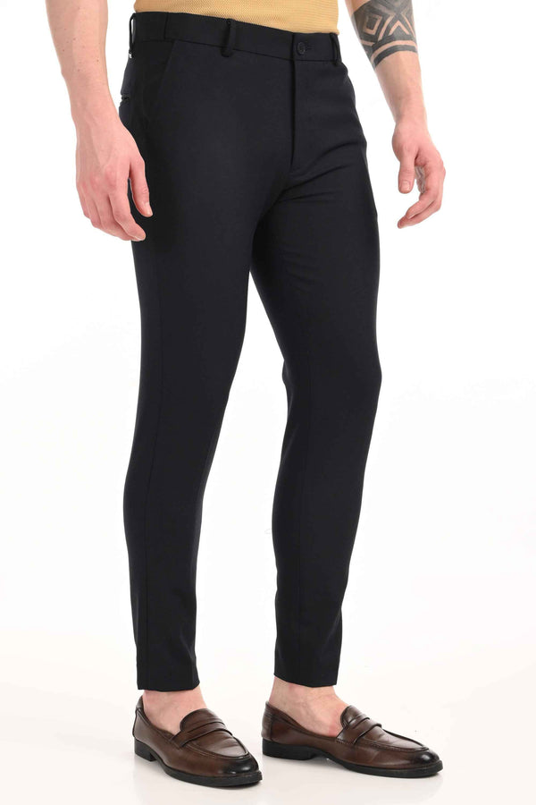 Omniwear Automatic Series – Ankle Fit 4-Way Stretch Trousers - Navy Blue (image 1)