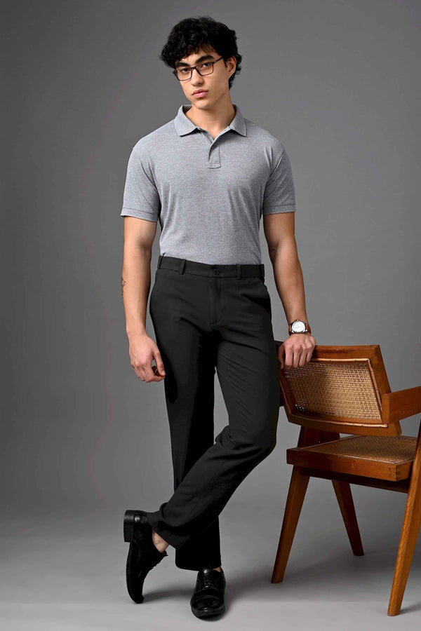 Omniwear-Straight Fit 4-Way Stretch – Jet Black