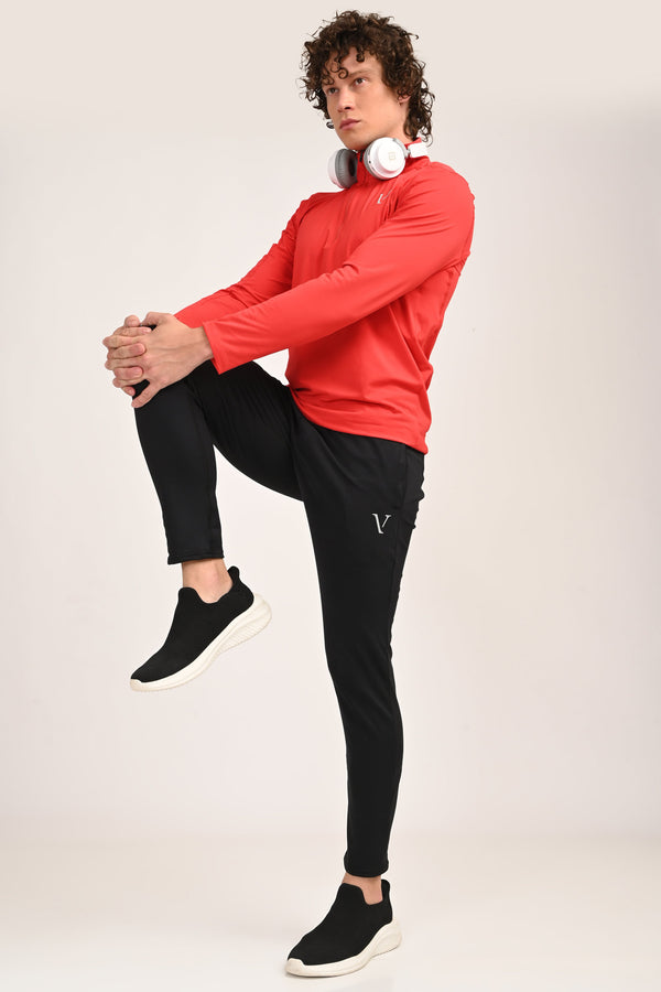 Active Stretch Track Pants - Black alternate view
