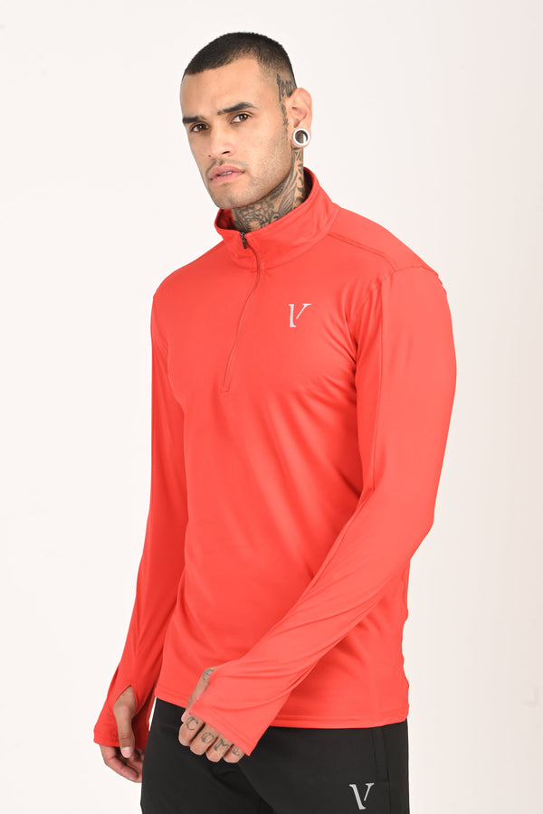 Performance Training T-Shirt - Coral Red