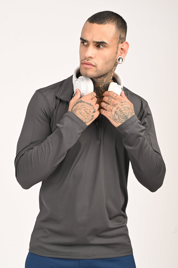 Performance Training T-Shirt - Charcoal Grey (image 2)