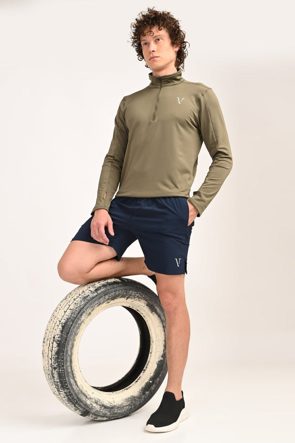 IVYN Performance Training Shorts – Activewear - Navy Blue (image 1)