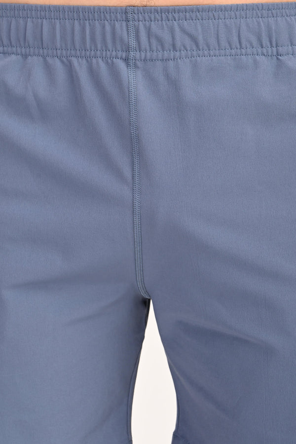 IVYN Performance Training Shorts – Activewear - Steel Blue (image 6)