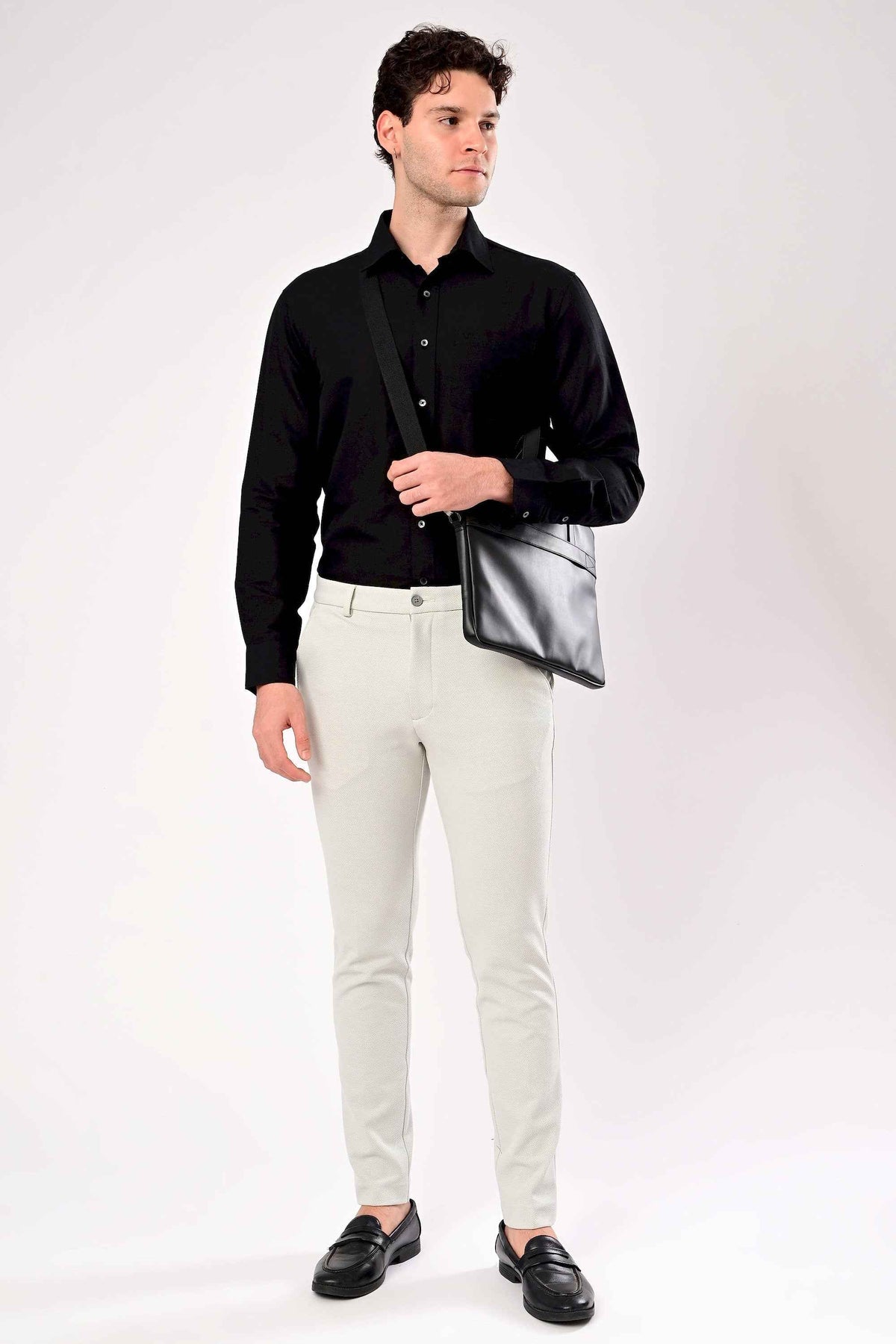 Upgraded Dobby Trouser in Light Grey