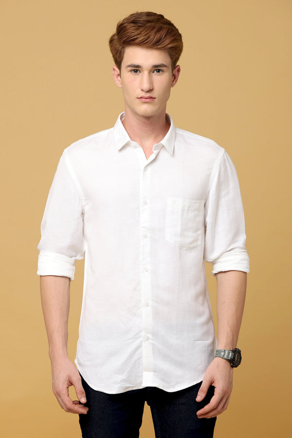Premium White Cotton Shirt