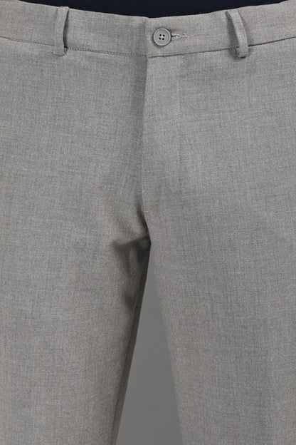 Omniwear Automatic Series – Grey Ankle Fit 4-Way Stretch Trousers - IVYN