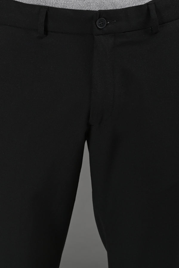 Omniwear Automatic Series – Ankle Fit 4-Way Stretch Trousers - Jet Black (image 3)