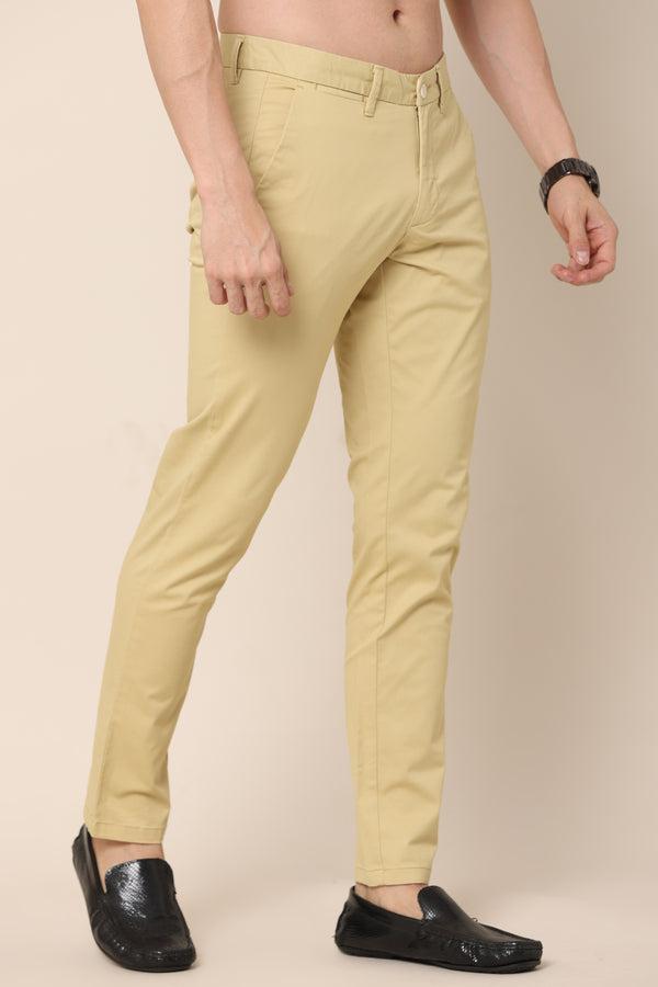 Dark Creme Cotton Pant - IVYN