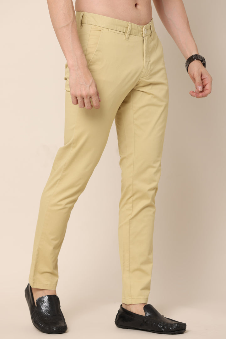 Dark Creme Cotton Pant - IVYN