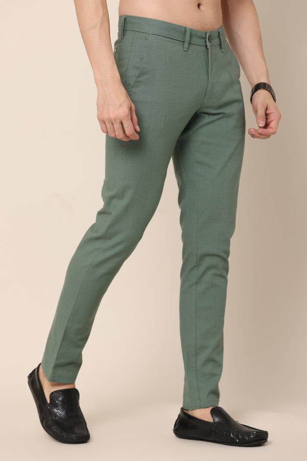 AirFlex Green Cotton Pants - IVYN