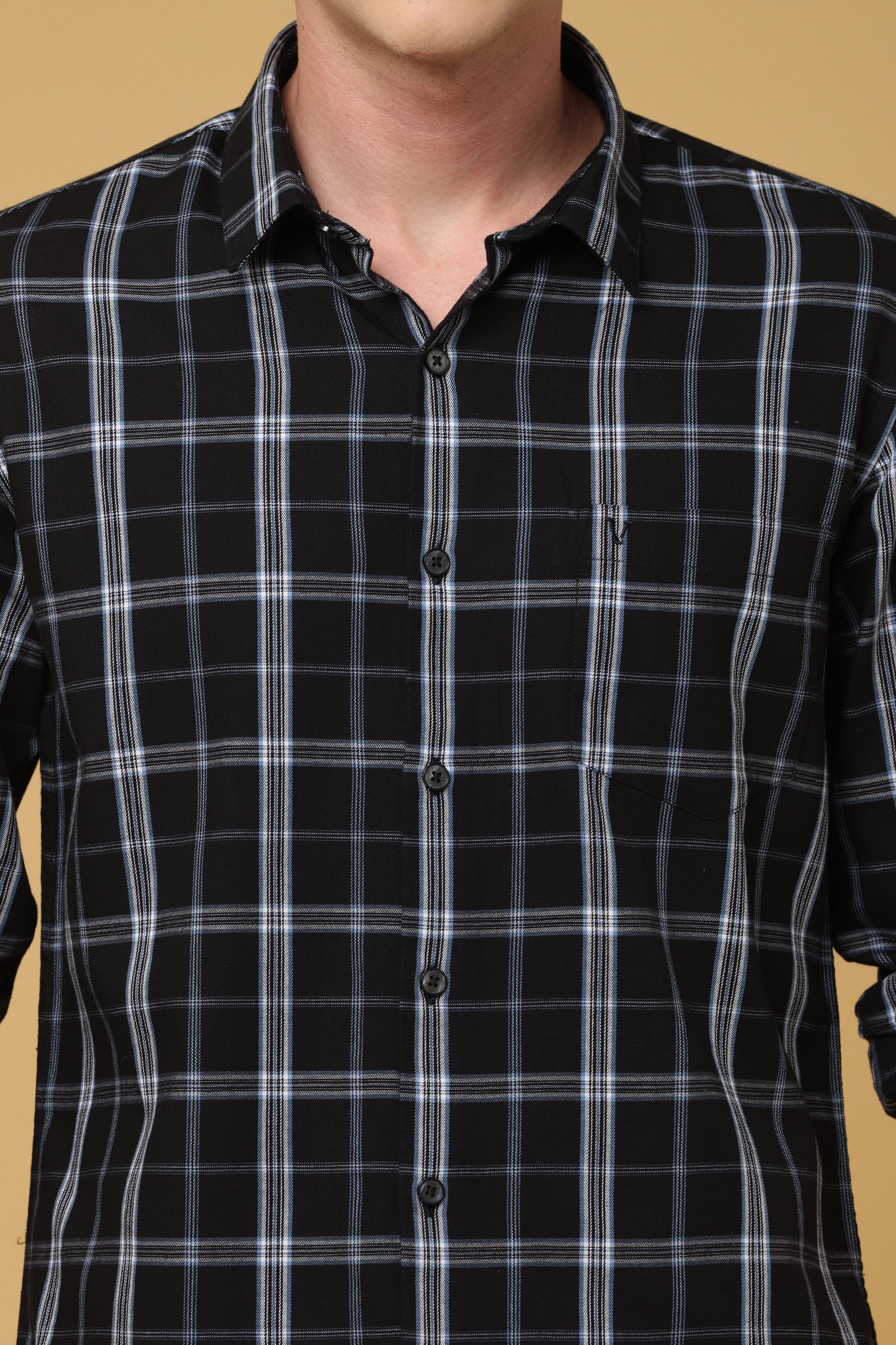 Black Check Shirt - IVYN