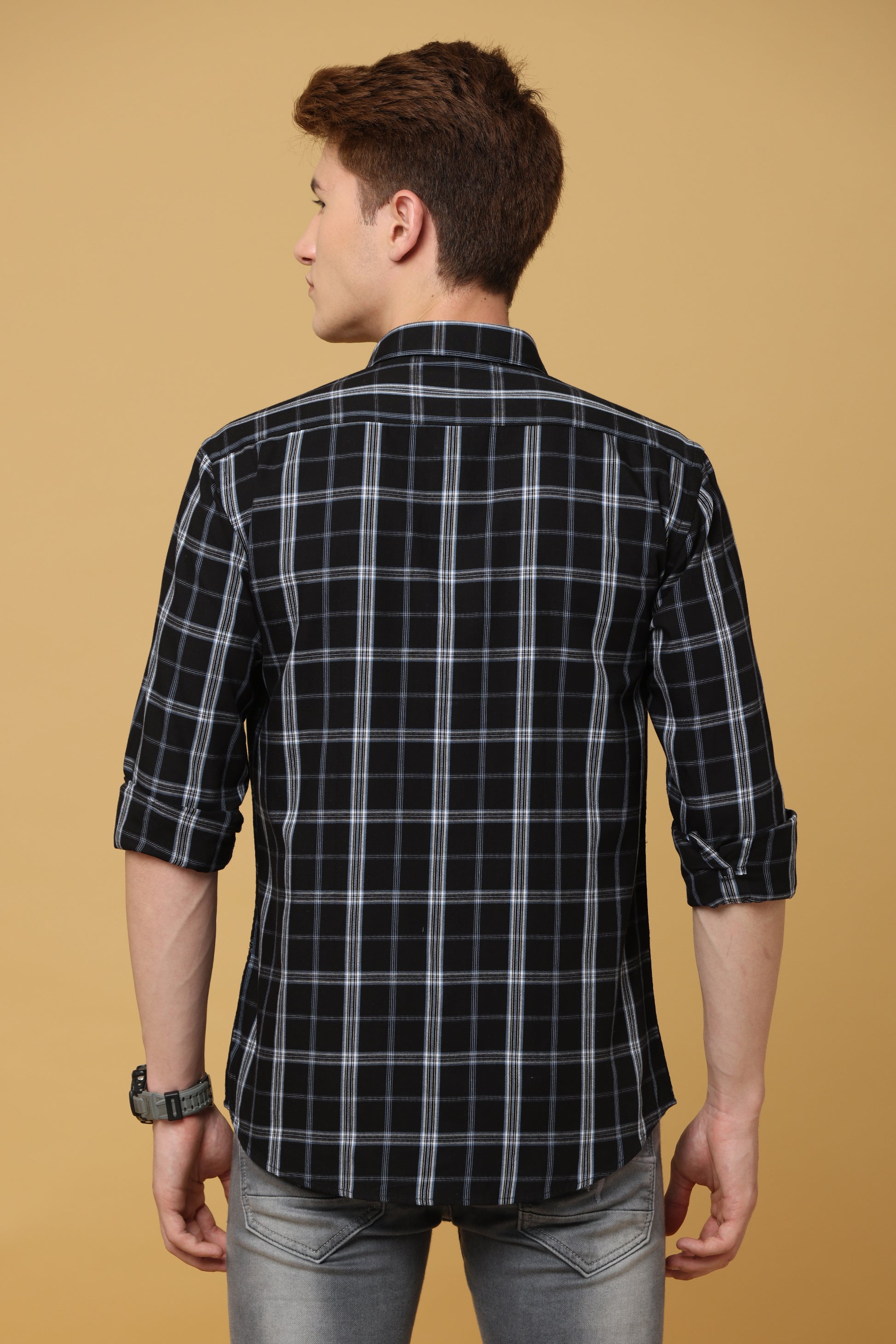 Black Check Shirt - IVYN