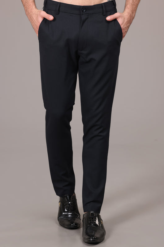 Classic Black Tailored Formal Pants - IVYN