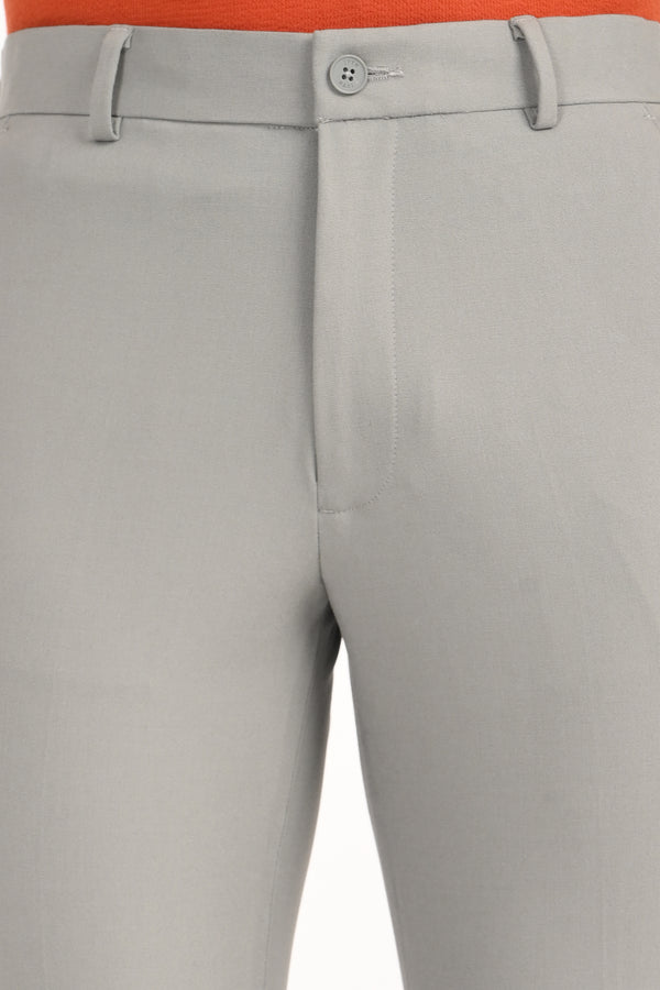 Ankle-Fit Stretch Trouser - Elegant Ash Grey (image 1)