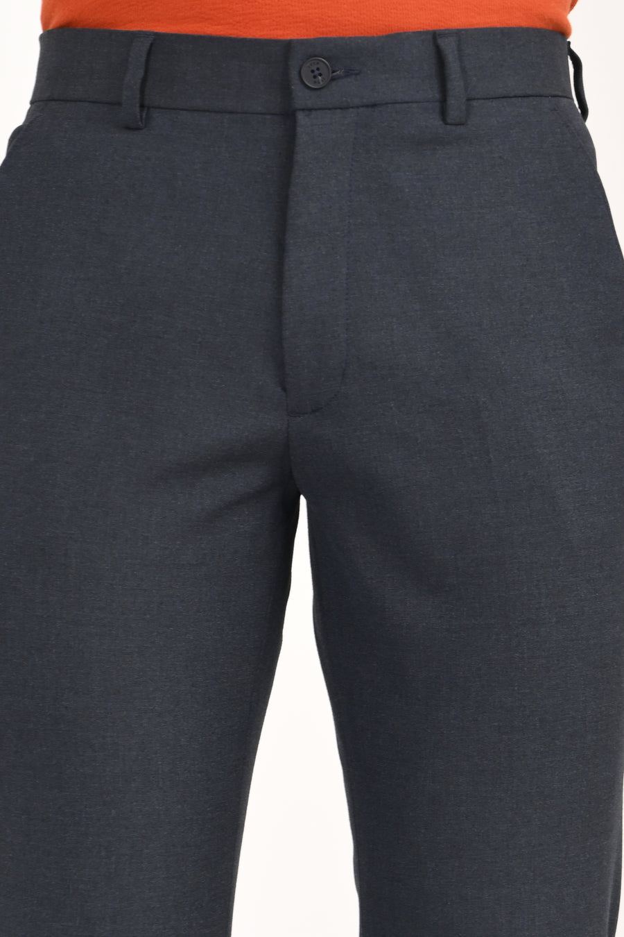 Steel Blue – Ultra Slim Fit 4-Way Stretch Formal Trouser - IVYN