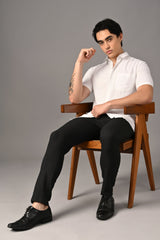 IVYN Pure Linen Half Sleeve Shirt White - Details