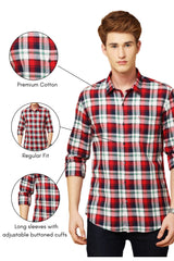 Black and Red Checked Shirt