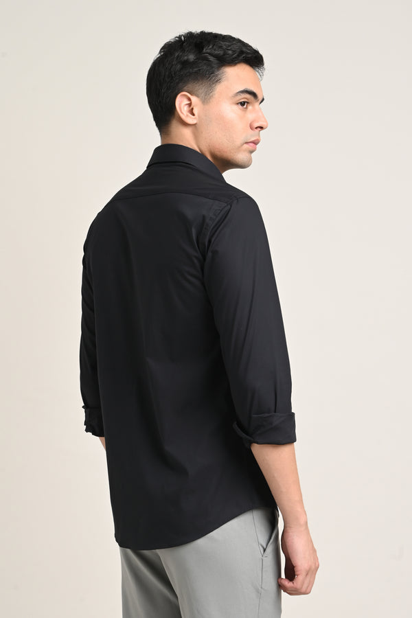 Stretch Solid Shirt — view 3