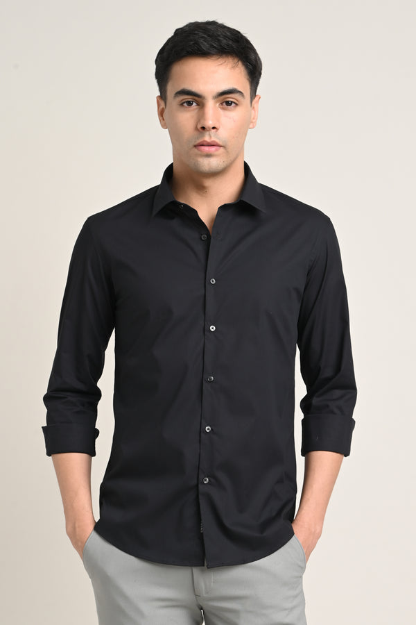 Stretch Solid Shirt — view 5