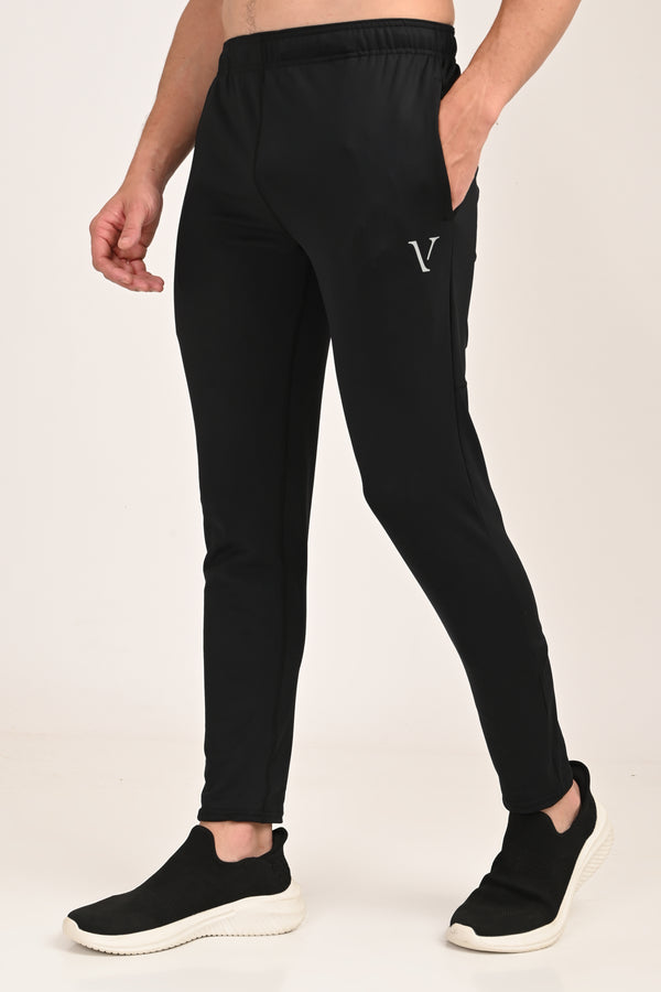 Active Stretch Track Pants - Black