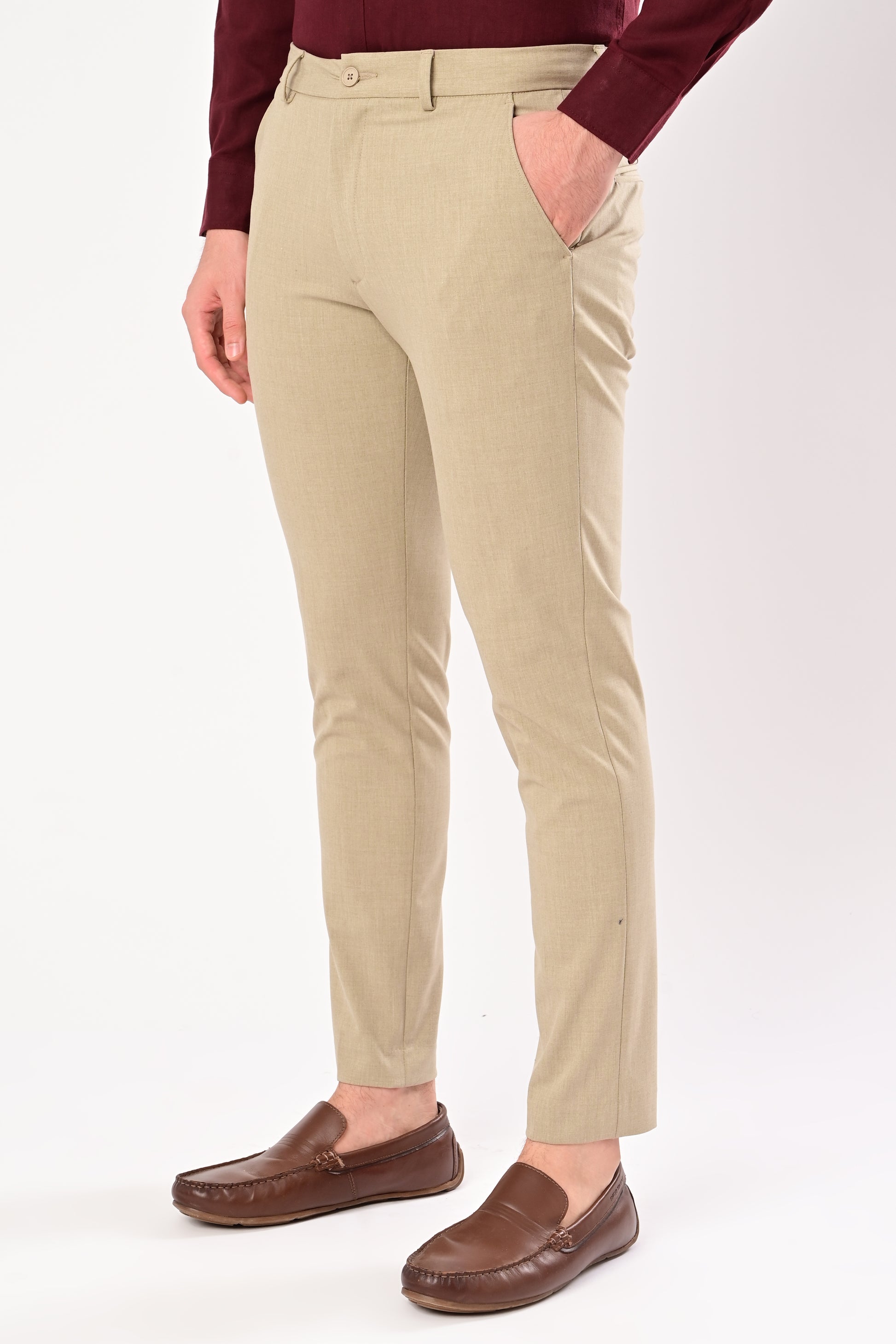 Ankle-Fit Stretch Trouser - IVYN