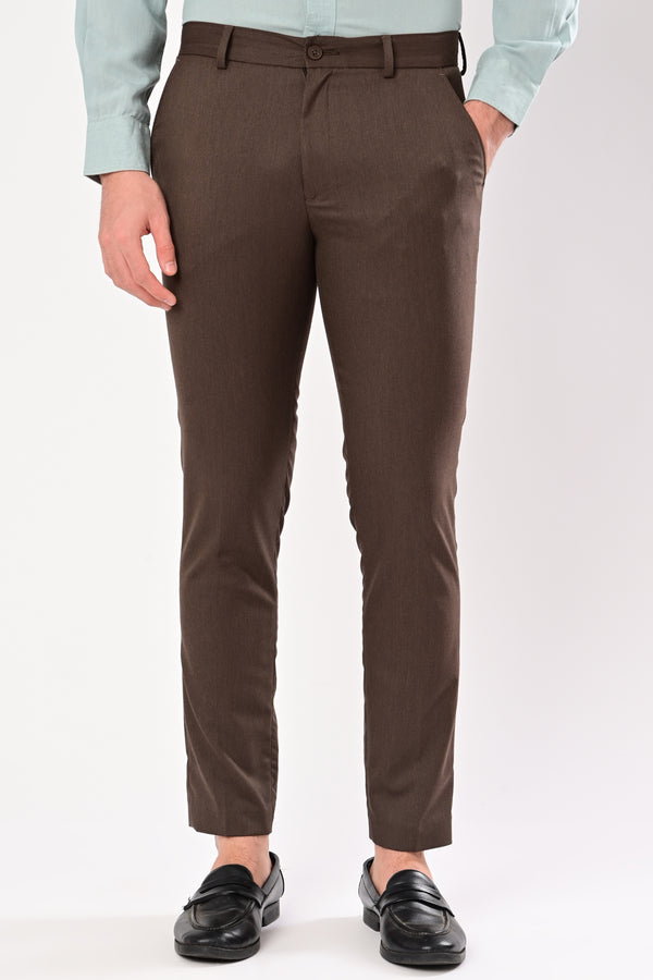 Upgraded Dobby Trouser - Espresso Brown (image 2)