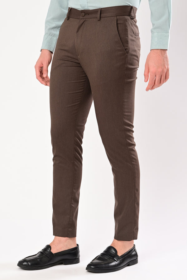 Upgraded Dobby Trouser - Espresso Brown (image 3)