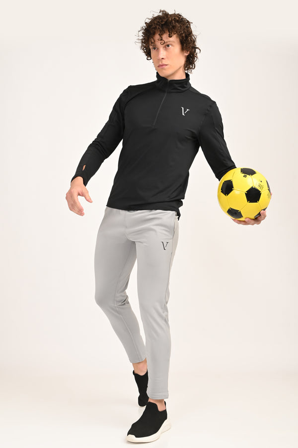 Active Stretch Track Pants - Light Grey alternate view