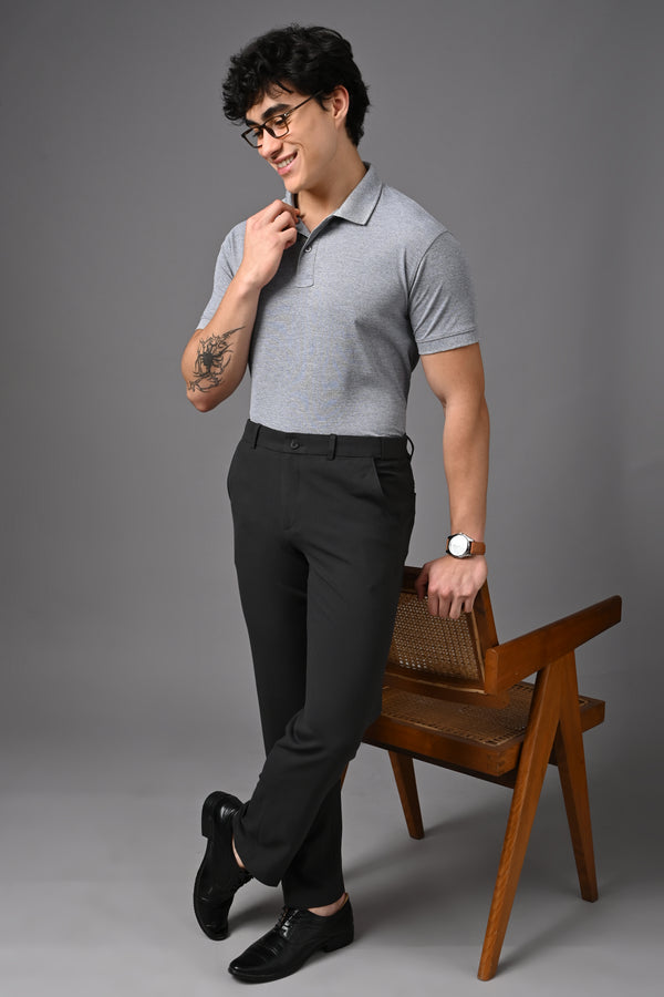 Omniwear-Straight Fit 4-Way Stretch - Charcoal Black (image 3)