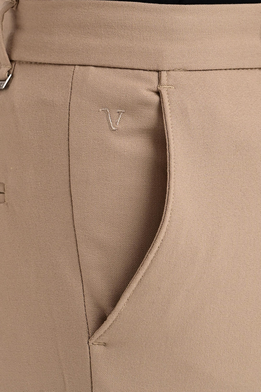 Regent Tailored Trousers — Mink Beige