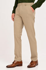 Regent Tailored Trousers — Mushroom Taupe